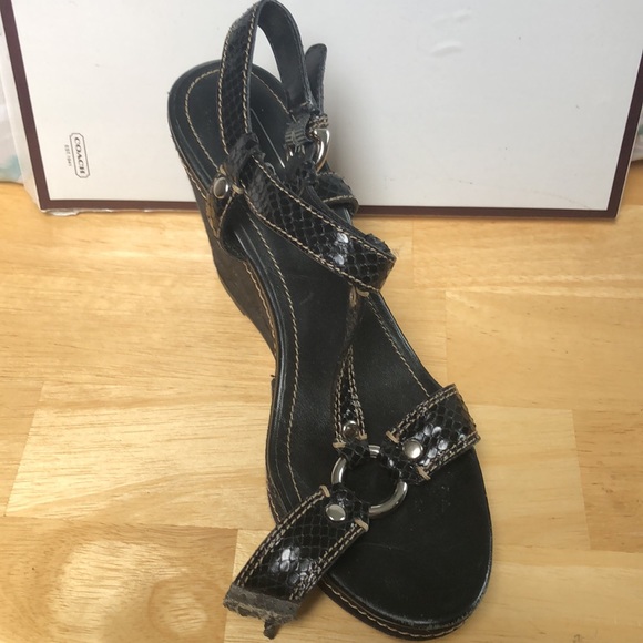 Coach MaryAlice Print Python Sandals -See pix - Picture 7 of 9